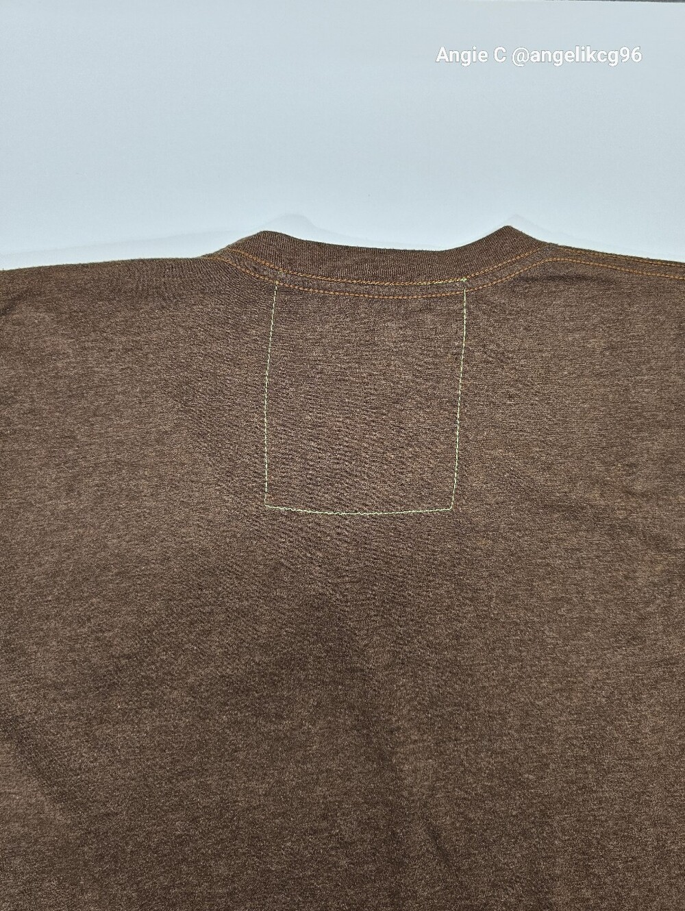 Aviator Nation Heart Boyfriend Brown Crewneck Short-Sleeve- Women's Tee Shirt - Picture 4 of 10